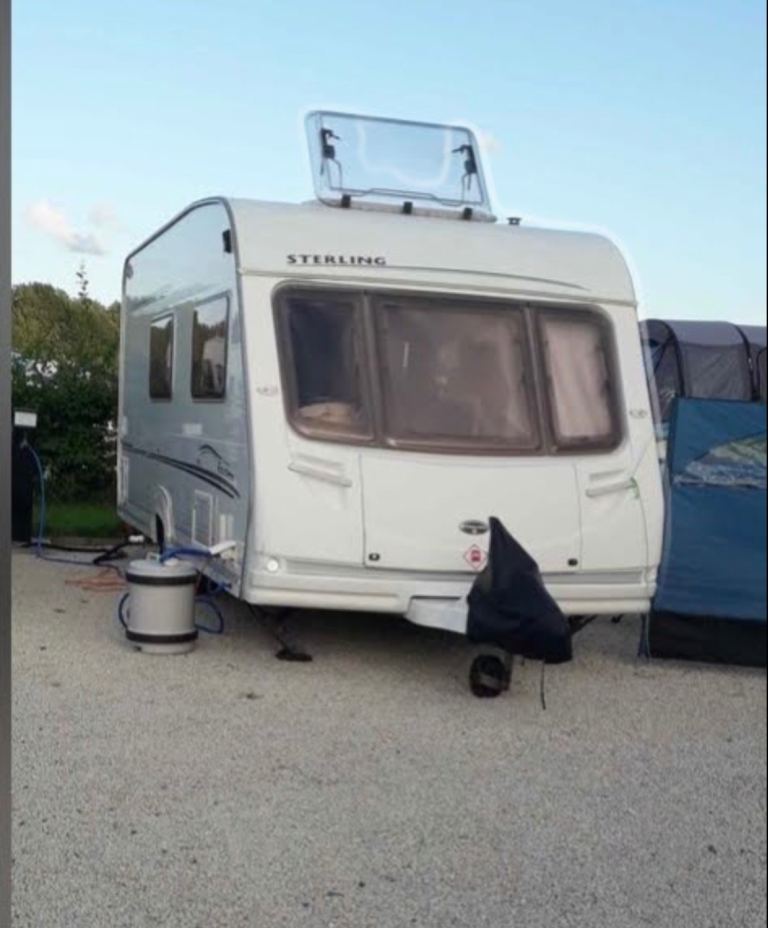 4 BERTH CARAVAN – STERLING ECCLES MOONSTONE 2005 – £3,000