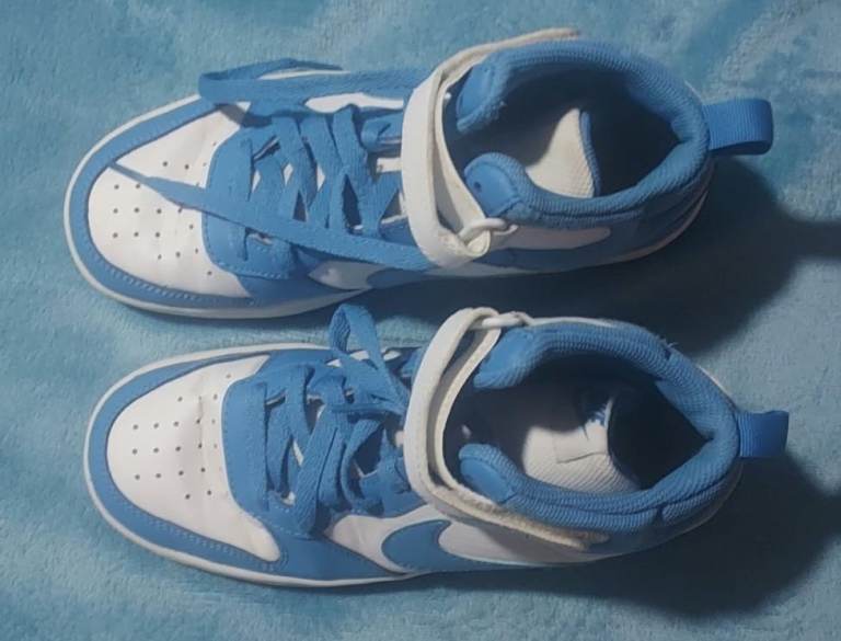 Nike High-Top Trainers – Blue and Black, Good Condition