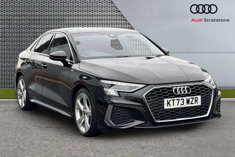2023 Audi A3 35 TFSI S Line 4dr S Tronic Saloon Petrol Automatic