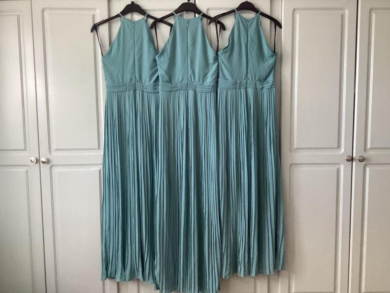 Prom or bridesmaid dresses.