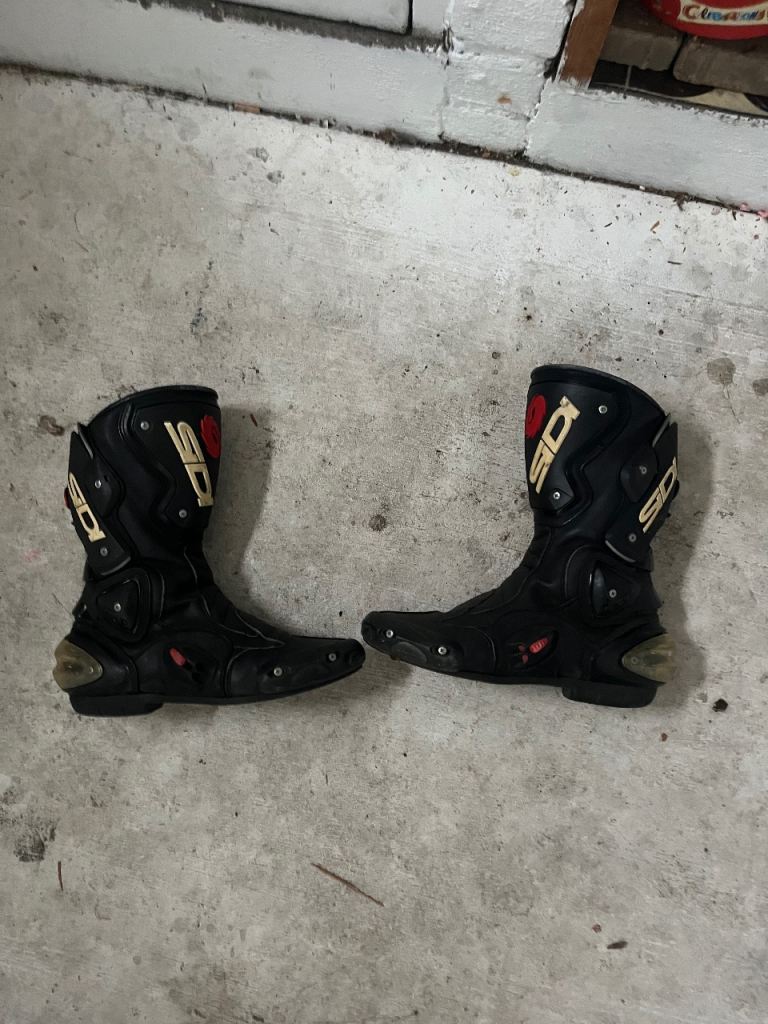 Sidi vertigo motorbike boots 9.5