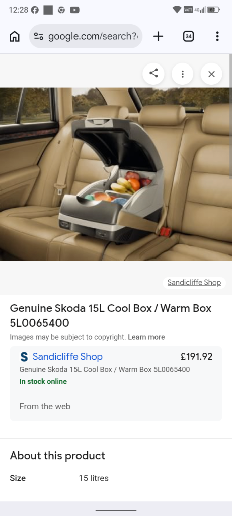 Car cooler box 