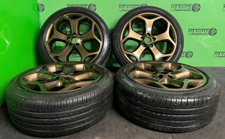REFURBISHED GENUINE FORD 18” 5x108 ALLOY WHEELS + GOOD TYRES CONNECT FOCUS MONDEO