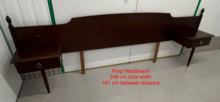 image for Stag Minstrel Headboard with integrated Bedside Tables - King Size