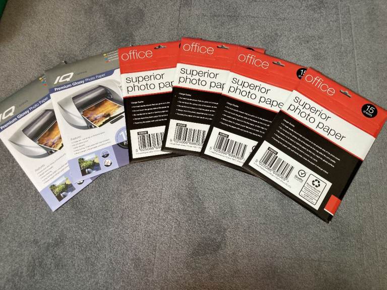 JOB LOT Of PHOTOGRAPHIC PRINT MEDIA (Paper) - - Please see my other items also - happy to post.