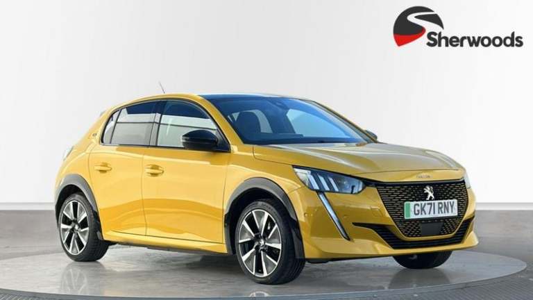 2021 Peugeot E-208 50kWh GT Hatchback 5dr Electric Auto (136 ps) Automatic Hatchback Electric Aut...
