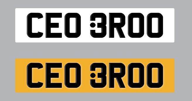 image for CEO BROO Personalised private car number plates (CEO , BOSS , BRO, BROTHER) 