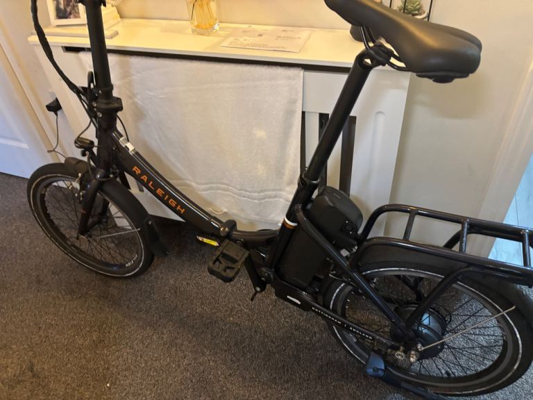 Electric folding Raleigh bike 