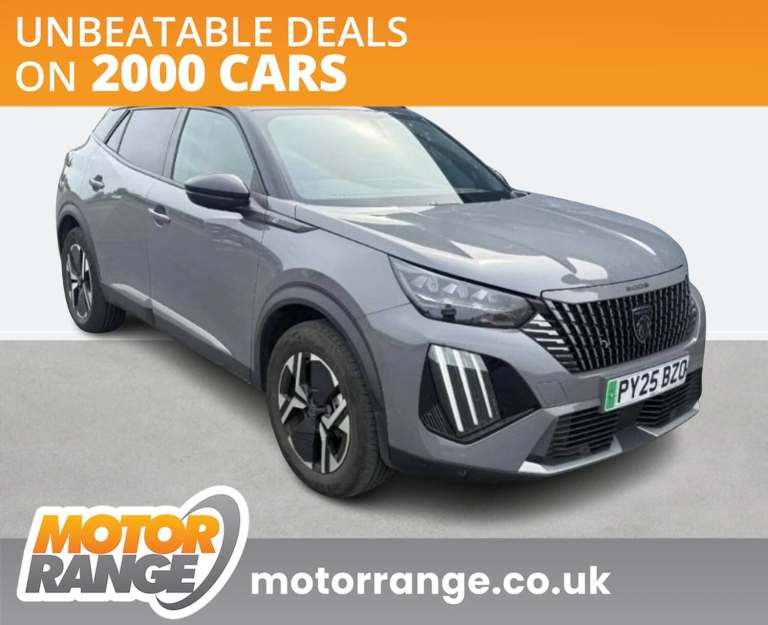 2025 Peugeot 2008 100kW GT 50kWh 5dr Auto Crossover/SUV ELECTRIC Automatic
