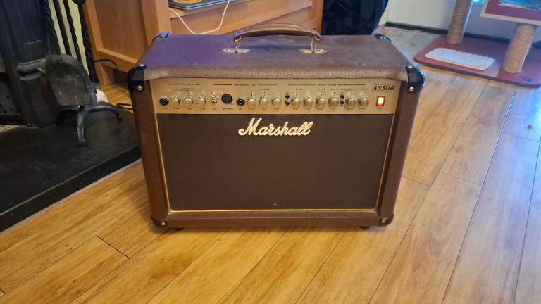 Marshall AS50R Acoustic Guitar Amplifier - Brown, Good Condition