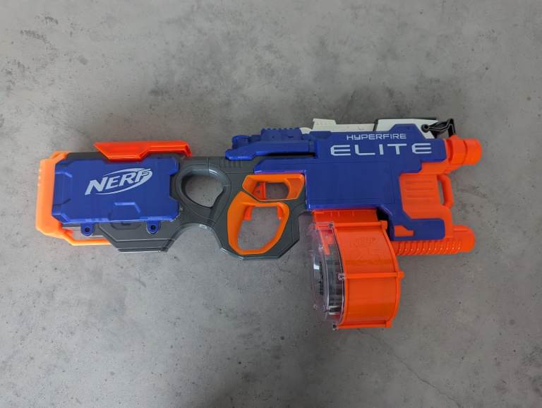 image for Nerf Gun - Hyperfire Elite - Large 60cm Gun - 25 Shot Dart Drum