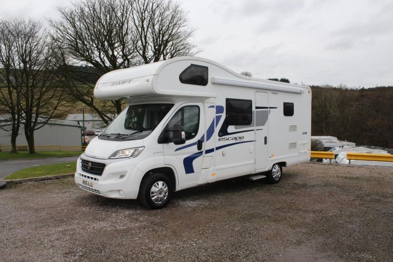 2016 "16" Reg Swift Escape 696 Family Sized 6 Berth Motorhome, Fixed Rear Bunks