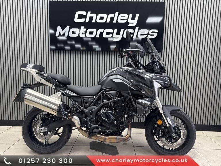 2025 Benelli TRK702 adventure motorbike tourer grey
