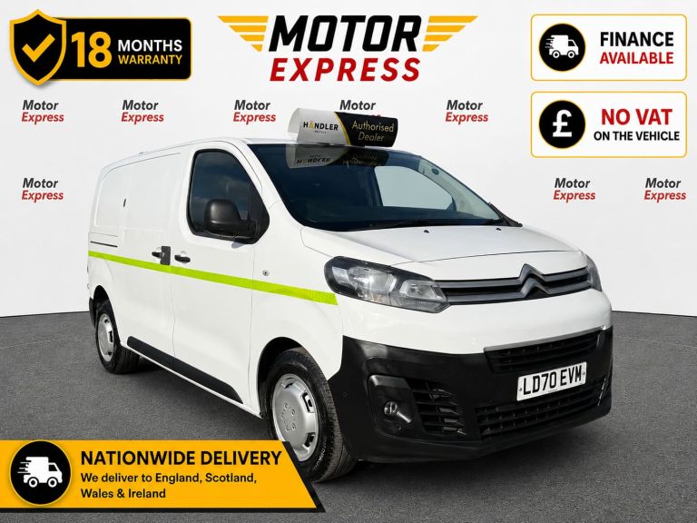 2020 Citroen Dispatch 1400 2.0 BlueHDi 120 Van Enterprise PANEL VAN Diesel Manual