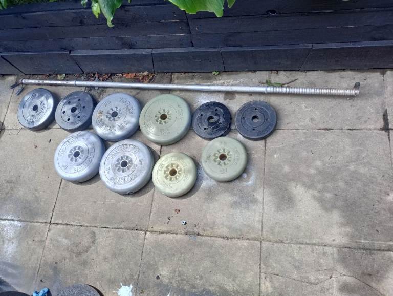 £21 barbell weights set 25 kg 