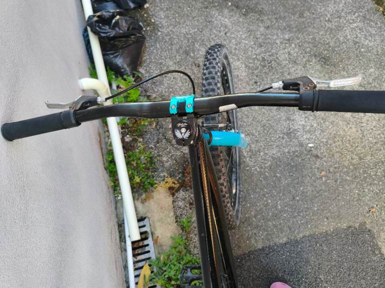 Starter dirt jumper (DJ) or wheelie mouatin bike. 