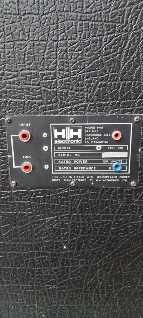 HH Electronic P800-600 Speakers – Good Condition, Pair