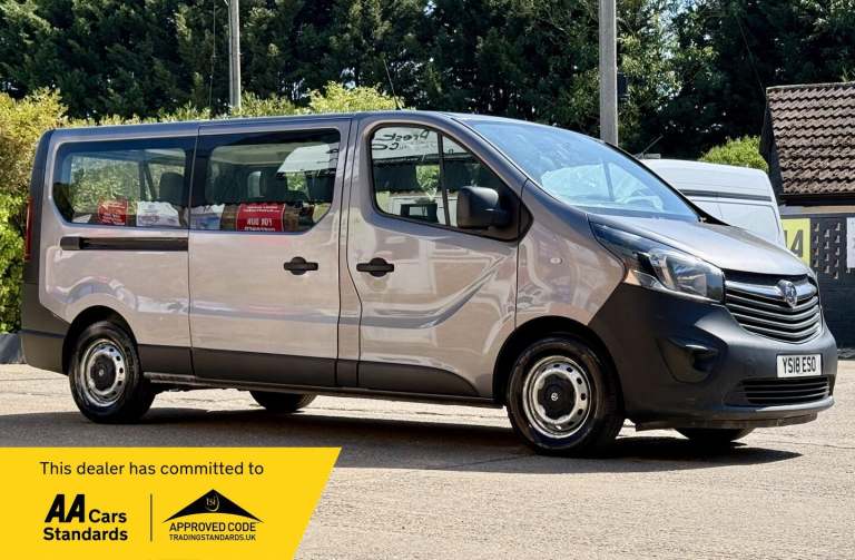 2018 Vauxhall Vivaro 1.6 CDTi 2900 L2 H1 Euro 6 (s/s) 5dr (9 Seat) Diesel