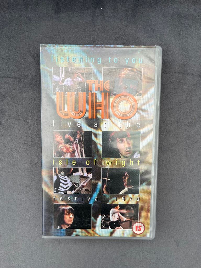 The Who: Live at The Isle of Wight Festival 1970 VHS Tape 