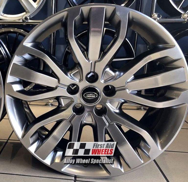R306SC Swap RANGE ROVER SPORT 4x 21'' GENUINE STYLE 5007 SHADOW CHROME ALLOY WHEELS