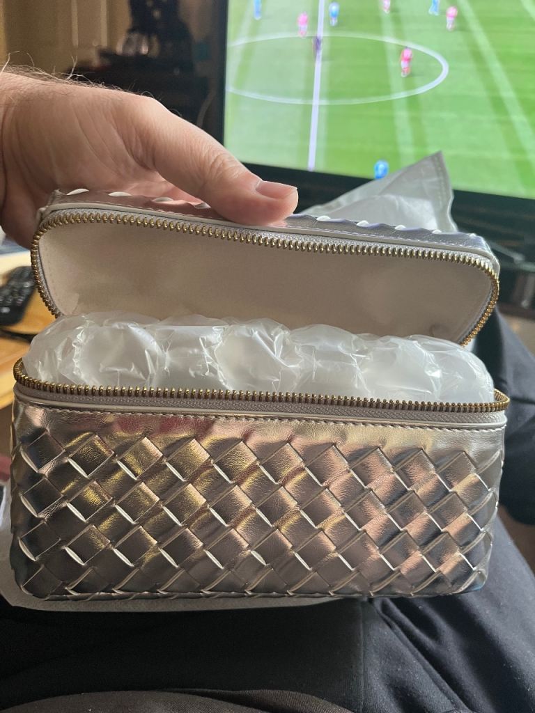 New Metallic Evening Clutch Bags (Gold & Silver) – Unused