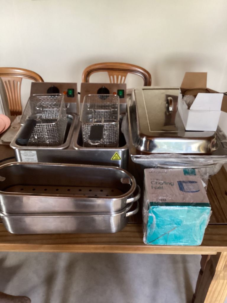 Job lot of catering equipment 
