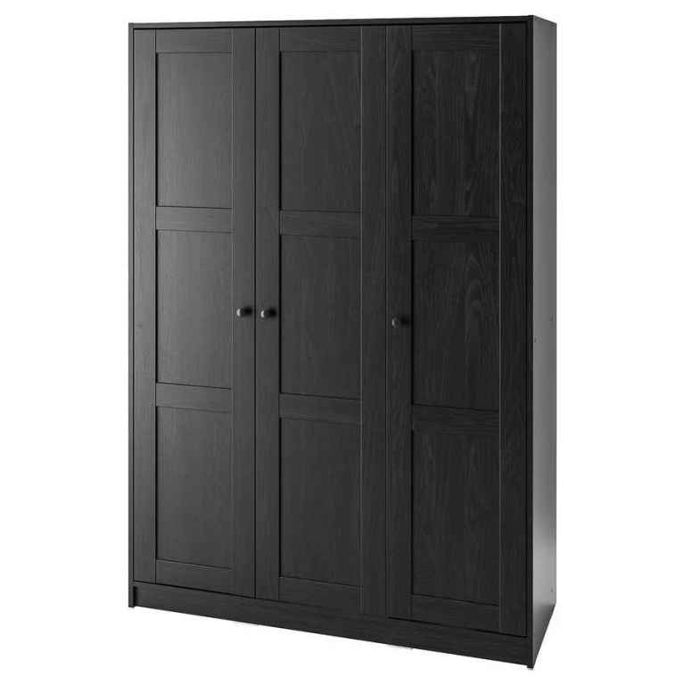 IKEA RAKKESTAD 3 door black wardrobe - disassembled