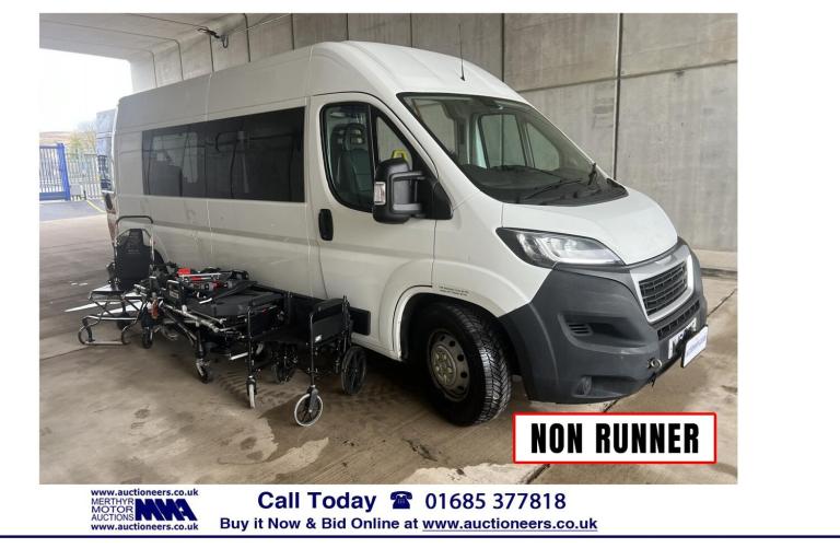 2018 Peugeot Boxer 435 2.0HDI BLUE 130PS L3H2 LWB 5 SEAT DISABLED ACCESS MINIBUS ------------- PA...