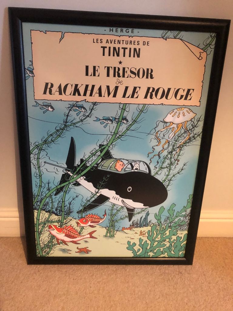 Framed Tintin pictures 