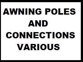 Caravan Awning Storm Poles Roof And Legs