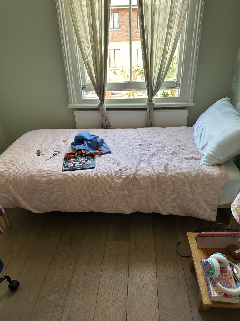 IKEA Single Bed Frame with Mattress – Good Condition