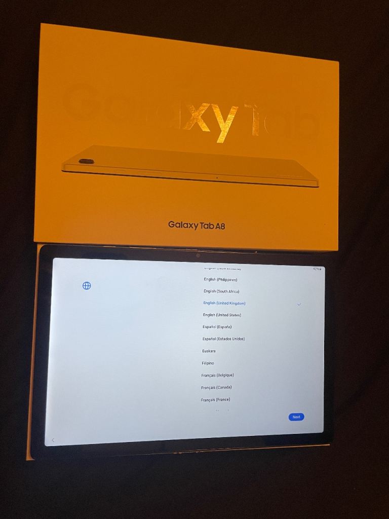 Samsung tab a8 as new 