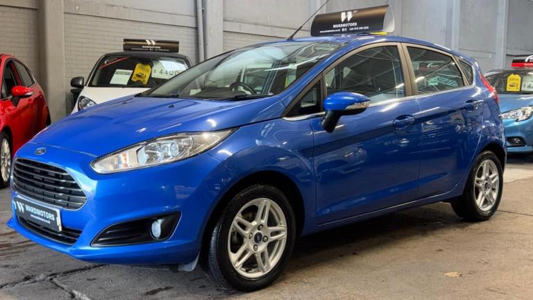 FORD FIESTA 1.0 T EcoBoost Zetec Blue 5dr LOWTAX+LOWMILEAGE+11 STAMPS 2013