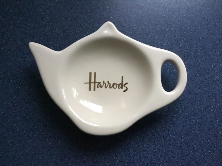 Harrods Tea Bag Rest / Spoon Rest - New