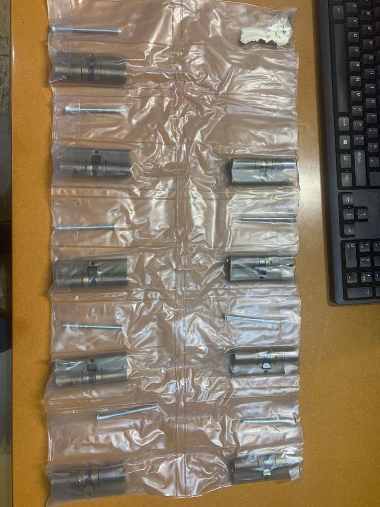 New Euro Cylinder Lock Barrels with Keys – Multipack