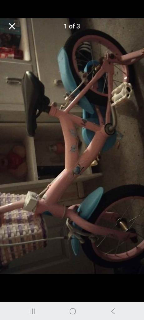 Girls angel bike 