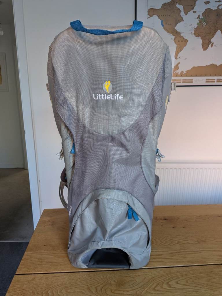 LittleLife Baby Carrier Backpack – Grey, Good Condition