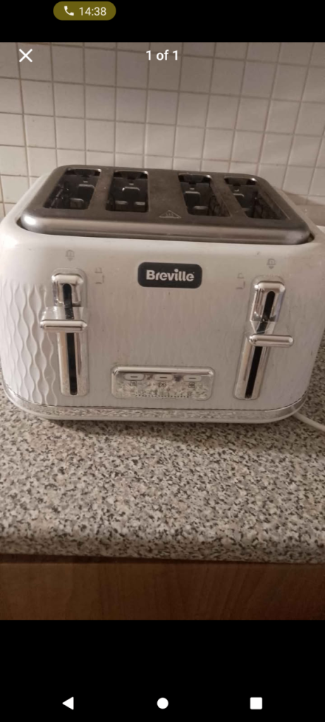 Toaster matching kettle 