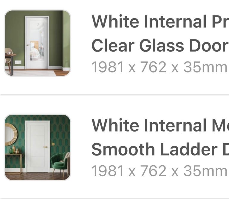 Brand New Internal Doors - Standard Size 1981x762x35mm