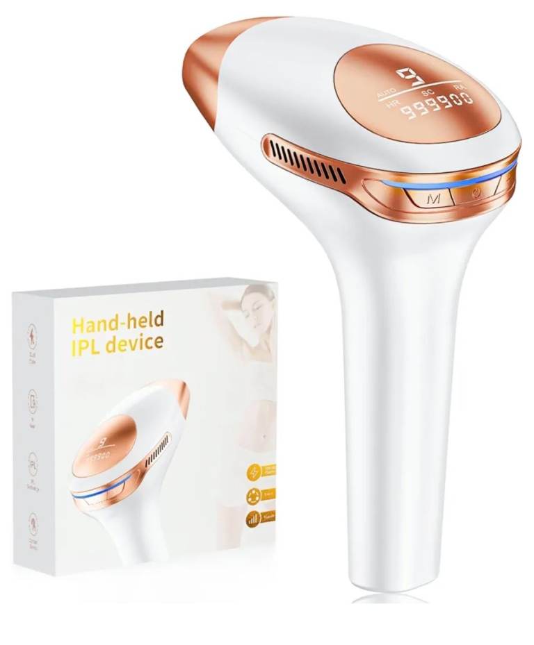 Handheld IPL Laser Hair Removal Device - 999,900 Flashes - 9 Levels - Model FZ-202 - NEW