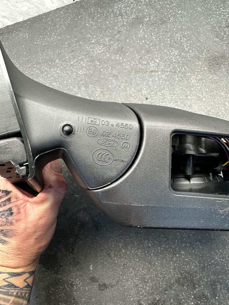 Ford Focus RS Wing Mirror, Passenger Front, Genuine Ford Part, 2017 Focus RS