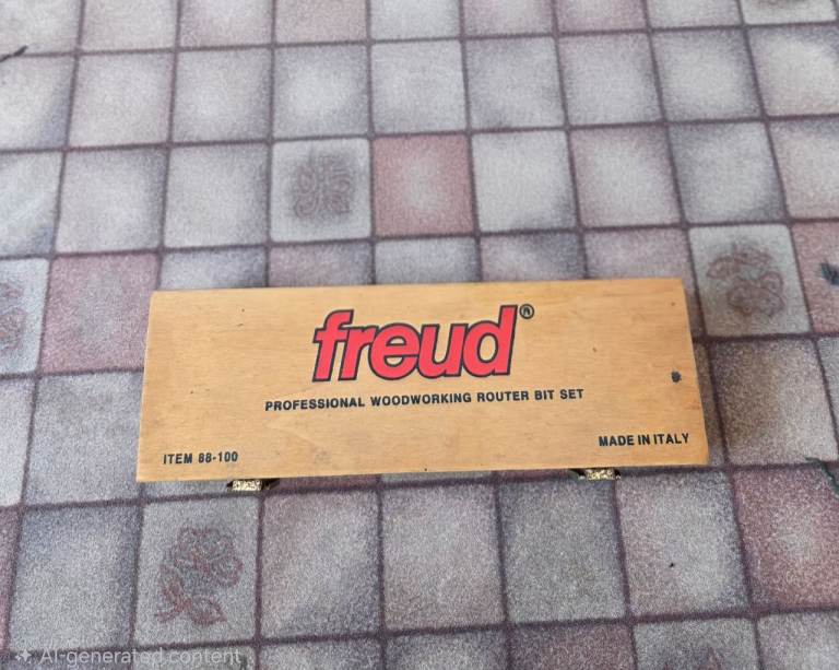 Freud Router Bit Set. Pt No. 88-100 . Woodworking 9 Piece Set