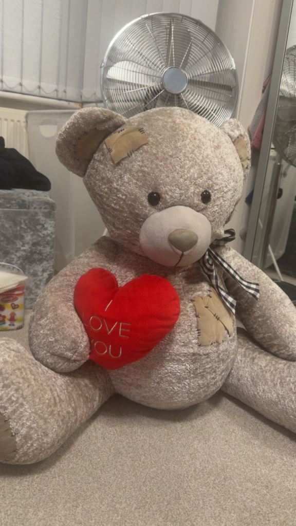 Tatty Teddy bear