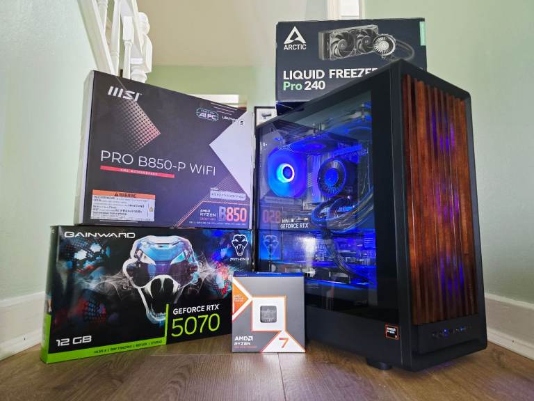 Ryzen 7 9800X3D Gaming PC | RTX 5070 | 32GB DDR5 | Corsair PSU | AIO | ATX | 2TB NVMe | 1Y Warranty 
