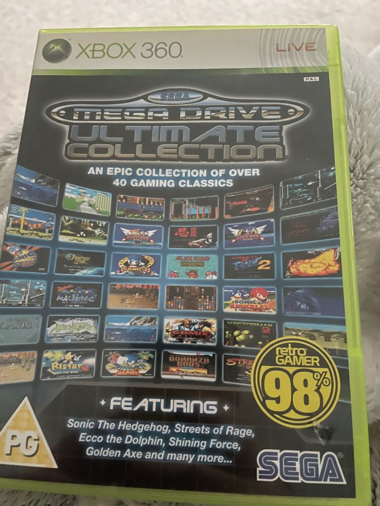 Xbox 360 game mega Drive ultimate collection