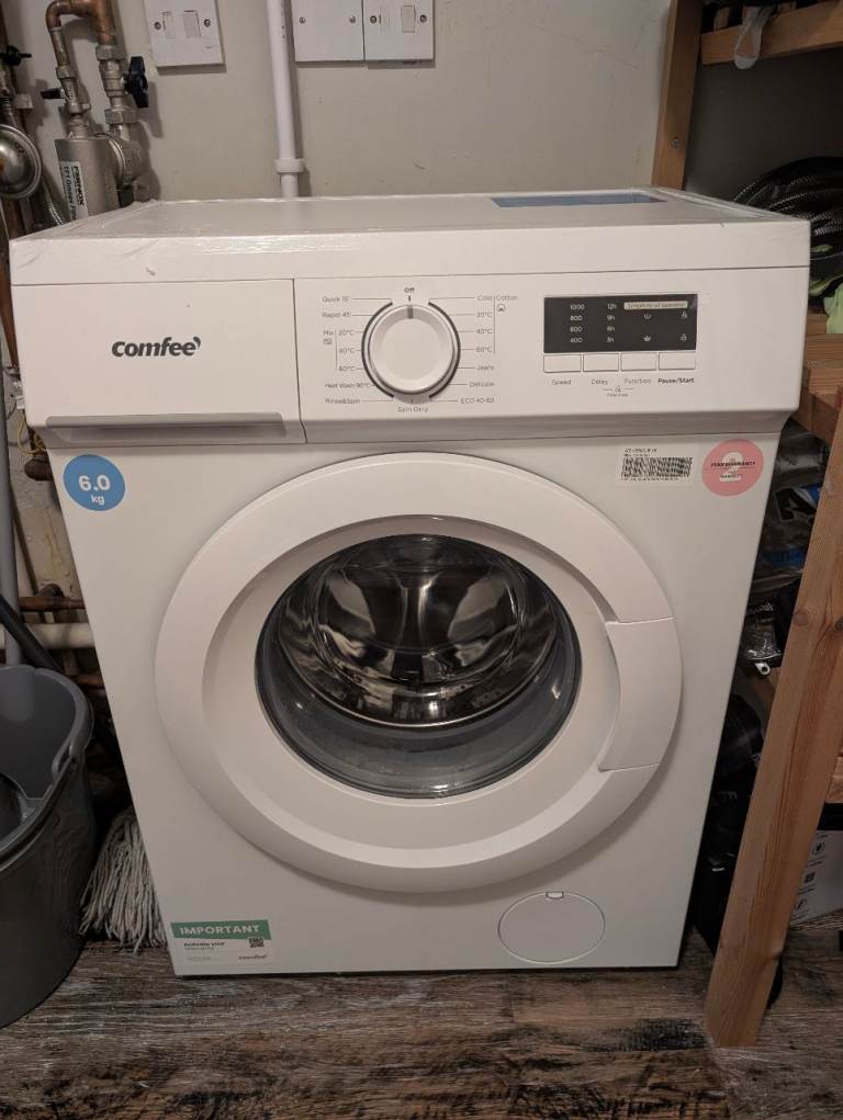 Comfee 6kg Washing Machine – White, As Good As New