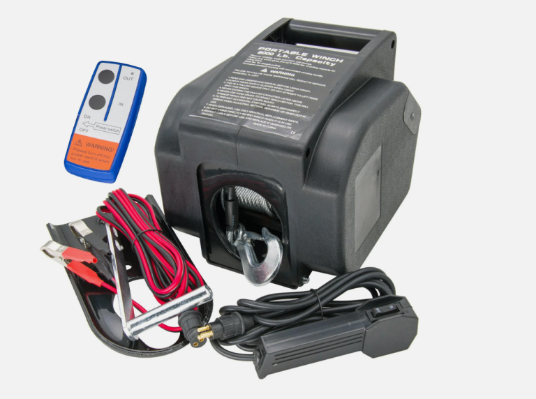 As New In Box - 12V 2000LBS Electric Winch Wireless Wired Control Trailer Winch W/ 9M Cable