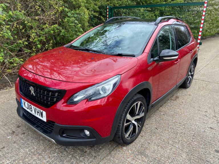 2018 Peugeot 2008 1.5 BlueHDi GT Line 5dr Red 63k Miles FSH Years MOT Warranty HATCHBACK Diesel M...