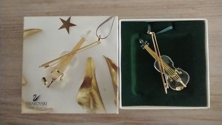 Swarovski crystal Christmas tree ornament 