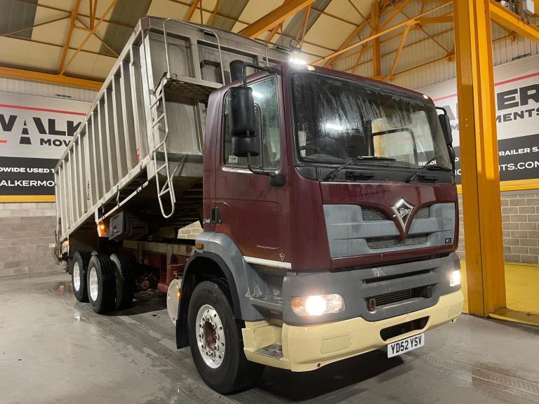 FODEN ALPHA 6X4 ALUMINIUM BULK TIPPER / BLOWER – 2002 – YD52 YSV